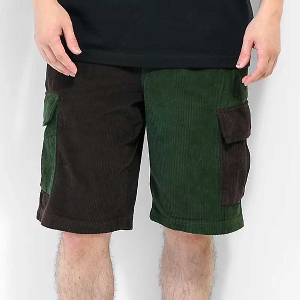 Corduroy Cargo Shorts